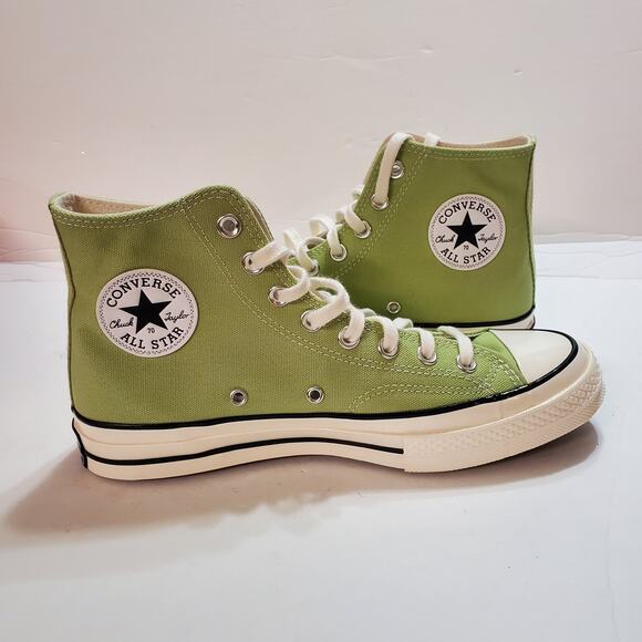 NIB Converse Chuck 70 Canvas Hi Vitality Green Egret Black Size 10/8 - Picture 5 of 12